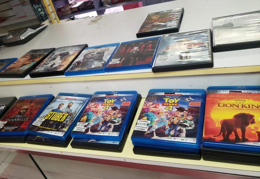 Mostrador de Premiere Video Club en Bayamon